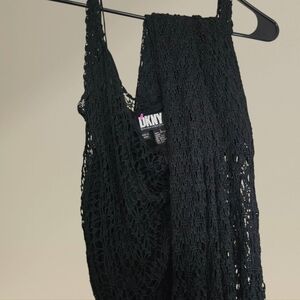 DKNY Black Lace Dress